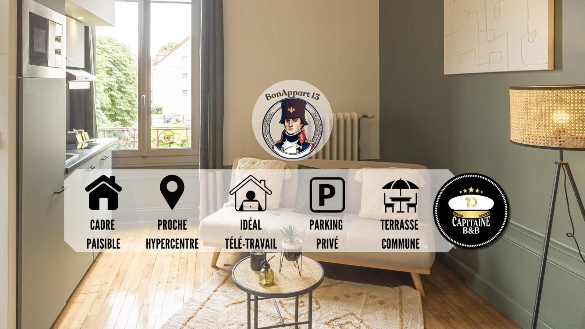 Bonappart 13 - Charme Napoleonien & Confort Troyes Ngoại thất bức ảnh